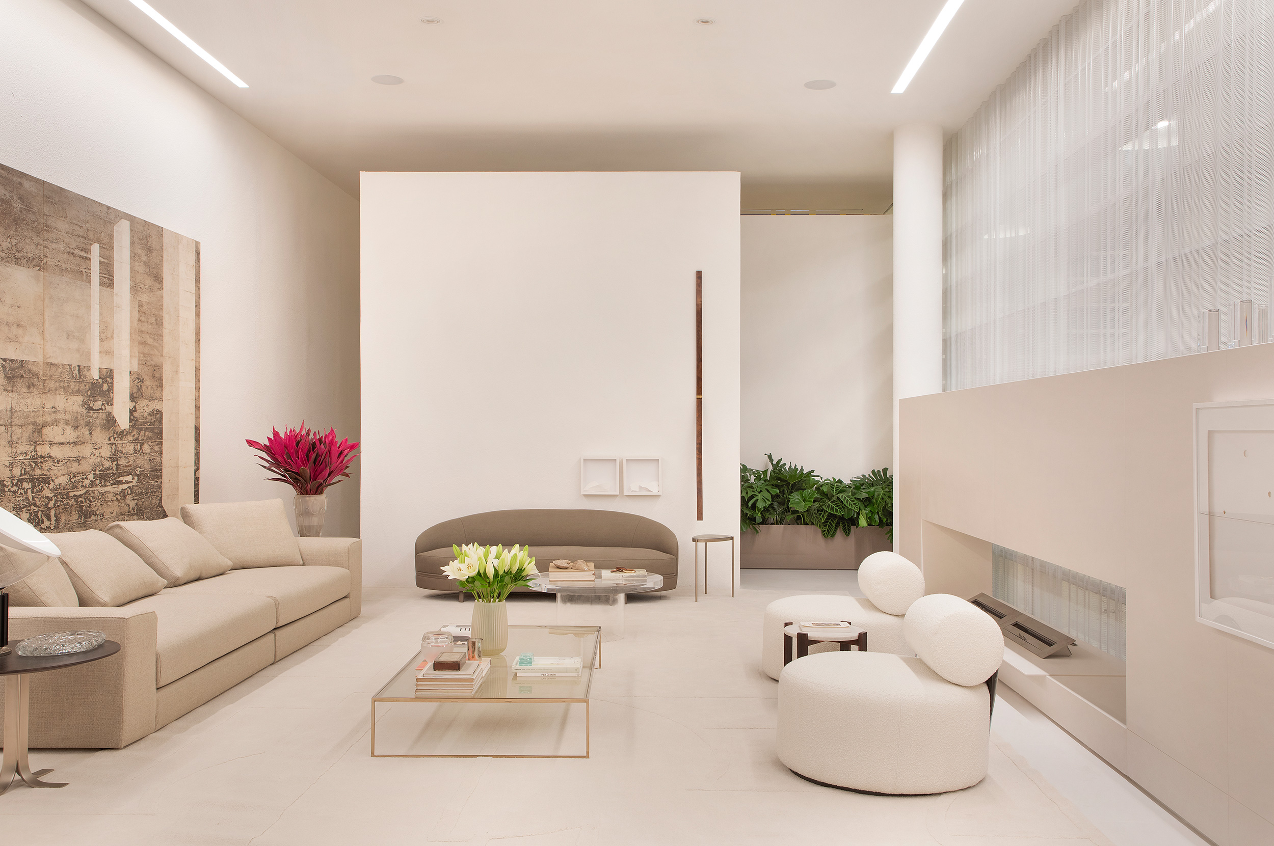 lidia maciel casa bruma casacor sp 2022 mostras decoracao design sala sofa lareira quarto