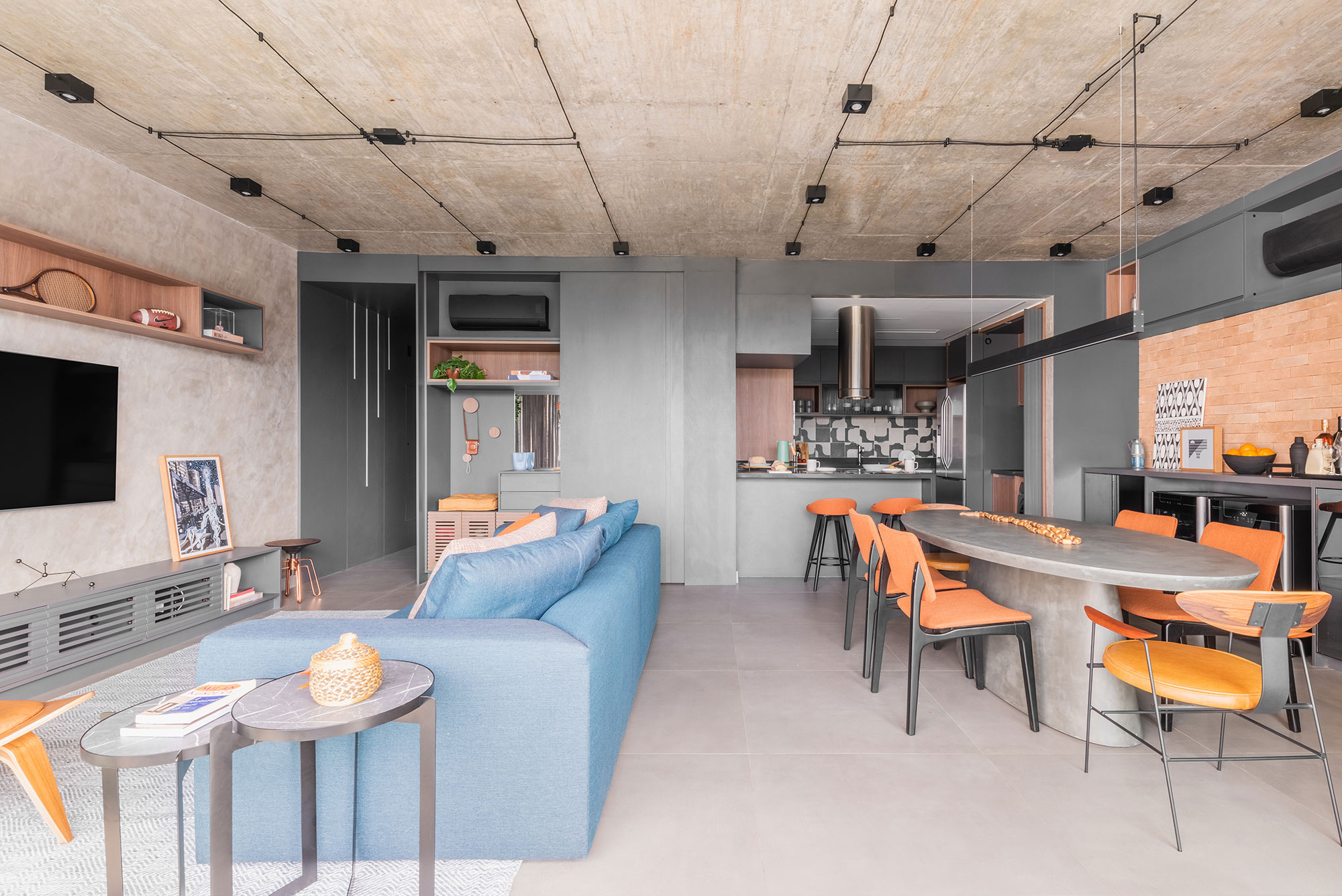Apartamento duplex assinado por Bruno Moraes, do elenco CASACOR São Paulo 2023.