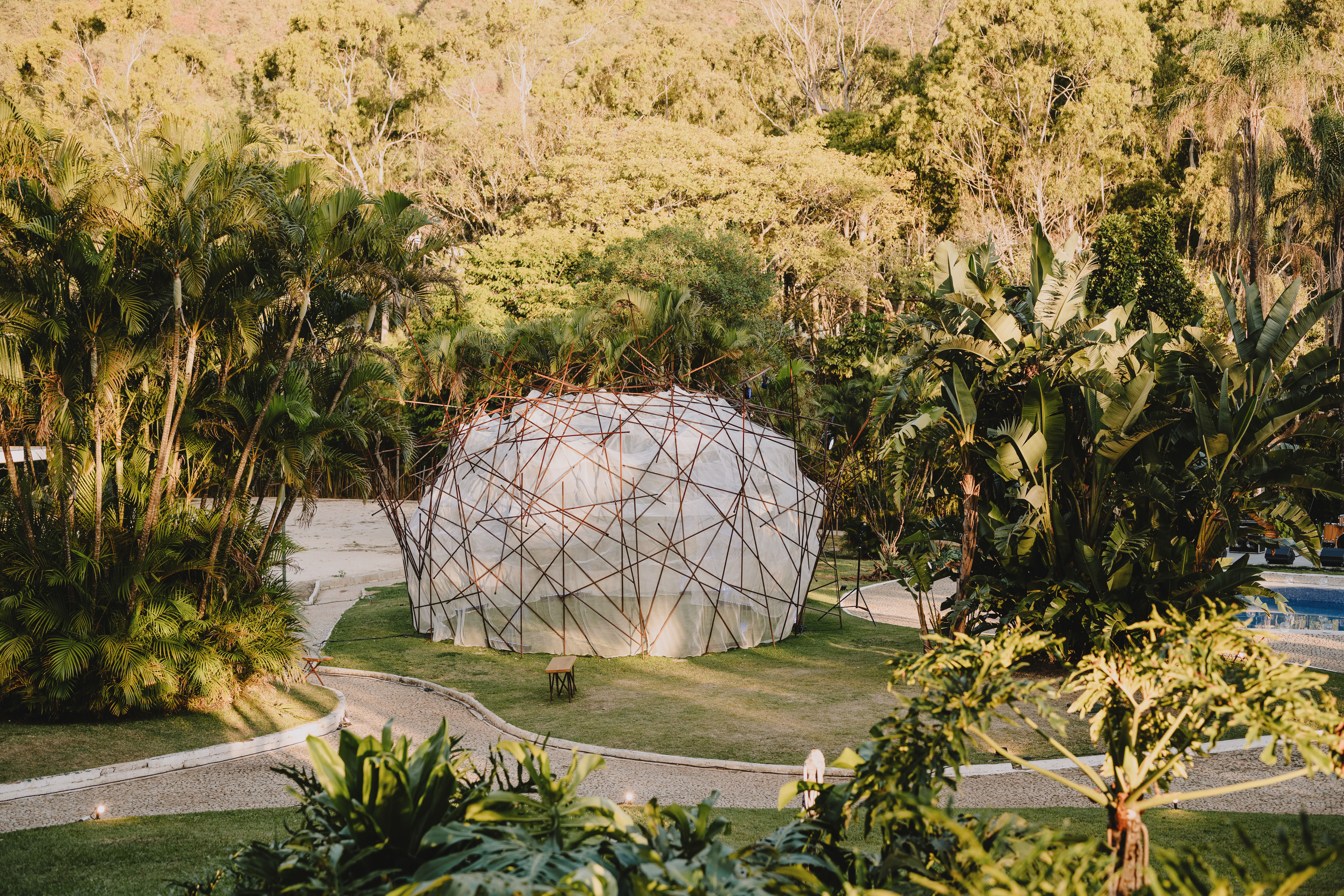 Parque do Palácio no Palácio das Mangabeiras