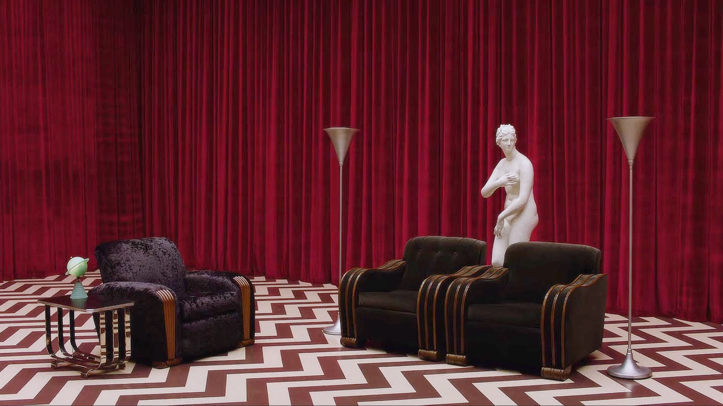 The Red Room" (O Quarto Vermelho), exibido na série Twin Peaks (1990), é um dos cenários mais marcantes dos trabalhos do diretor americano David Lynch.