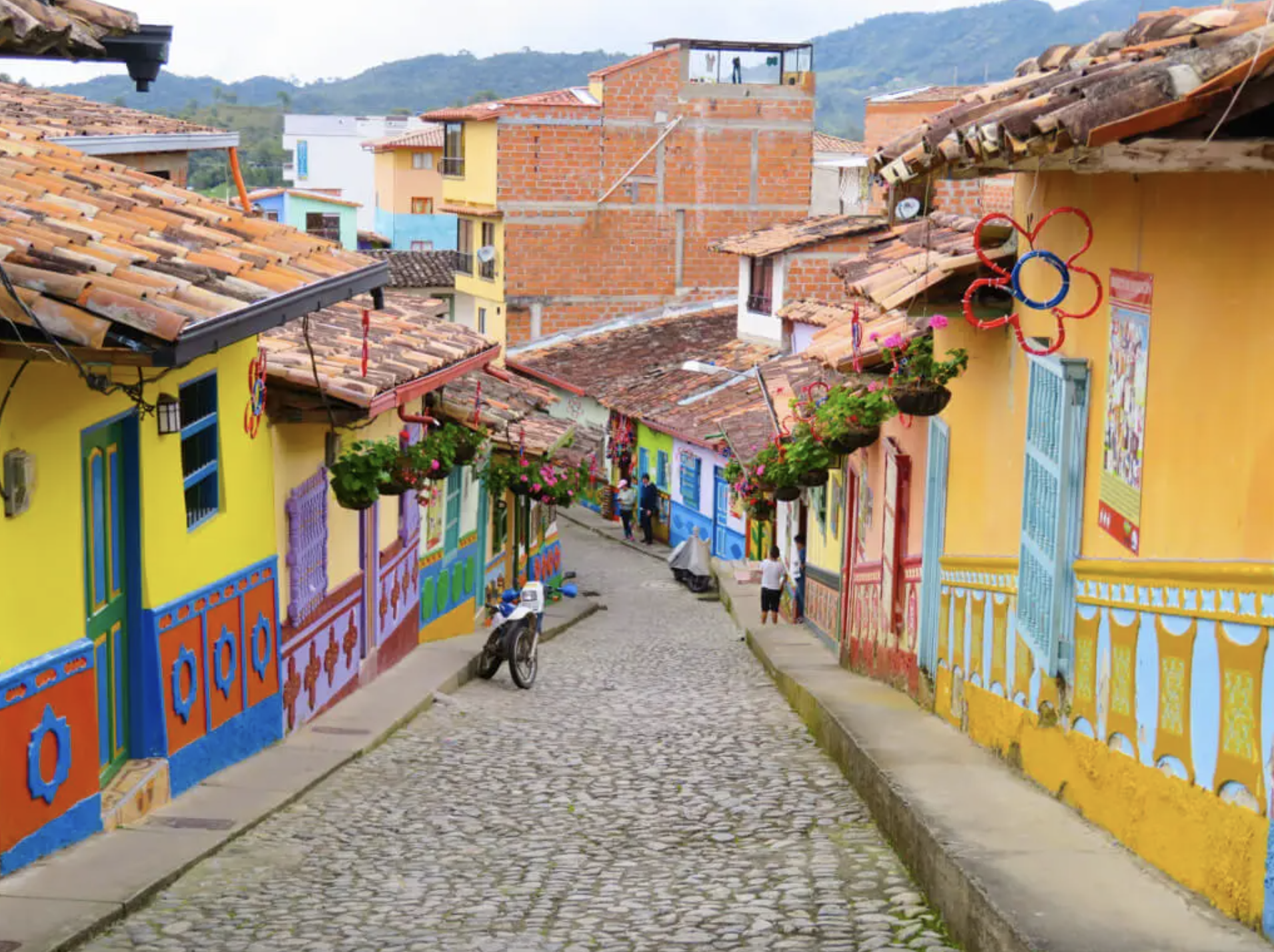 Cores de casas simples pintadas por fora