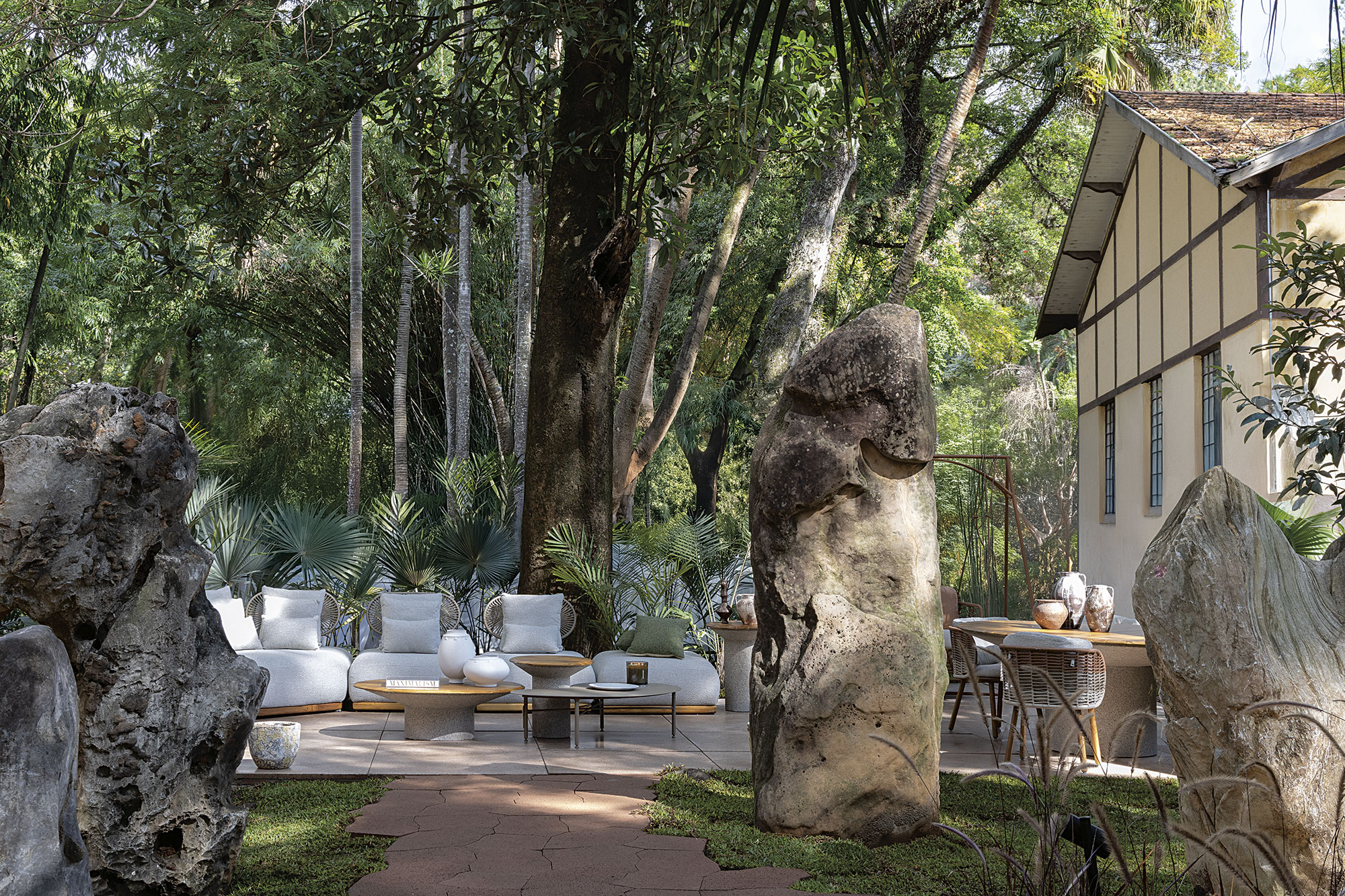 Zanardo Paisagismo - Jardim do Círculo de Pedras. Projeto da CASACOR São Paulo 2025.