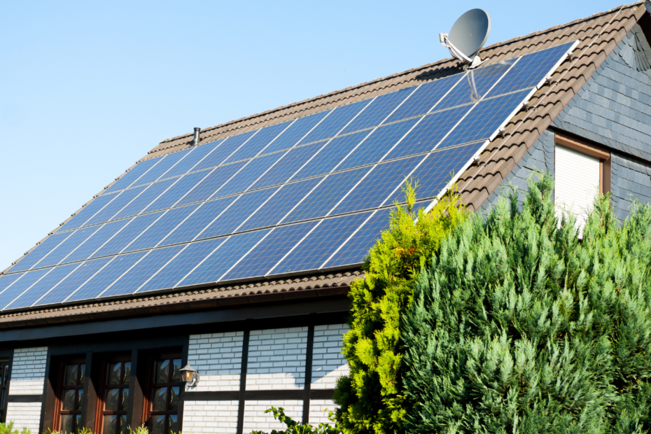 placa solar em casa - residencias