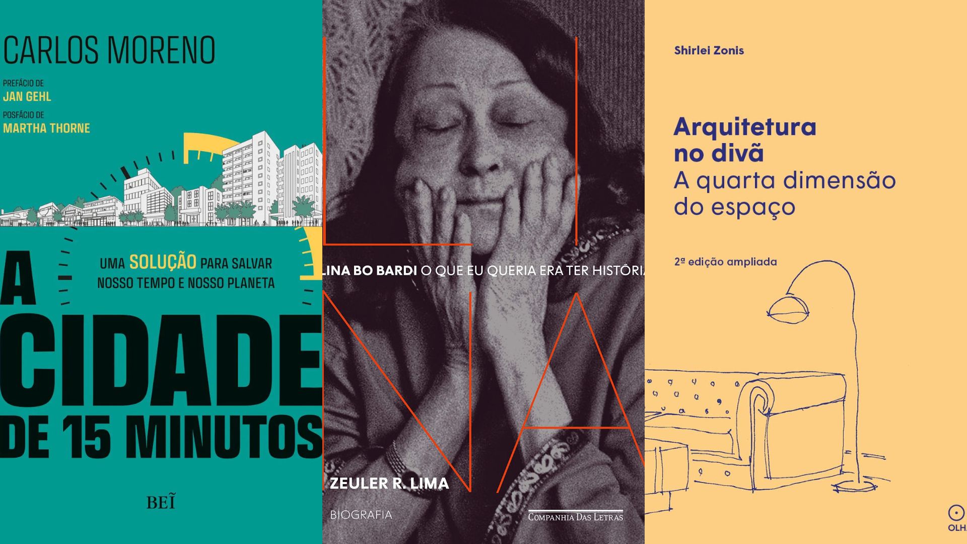 Livros sobre arquitetura e urbanismo