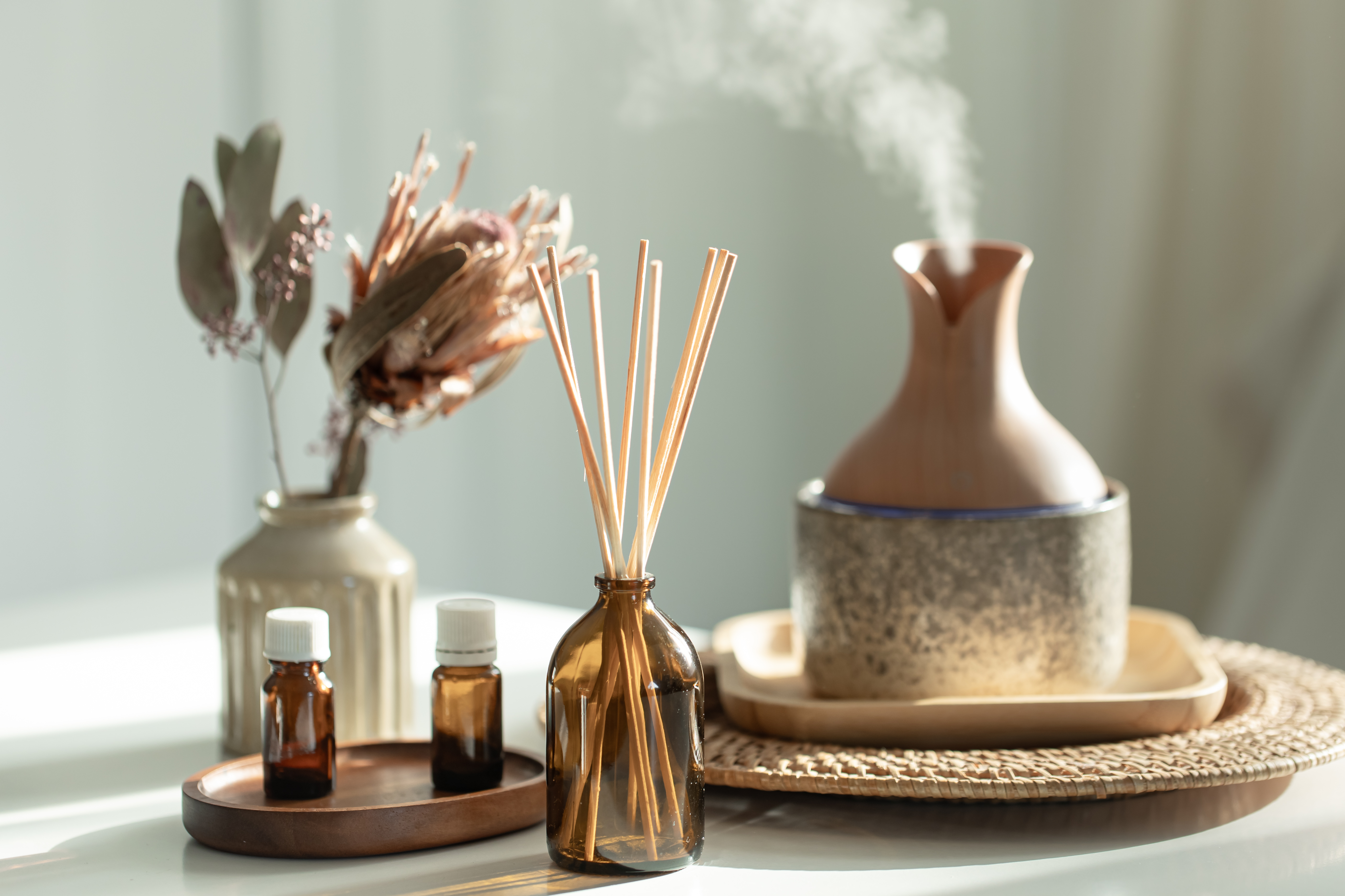 Aromaterapia com óleos essenciais